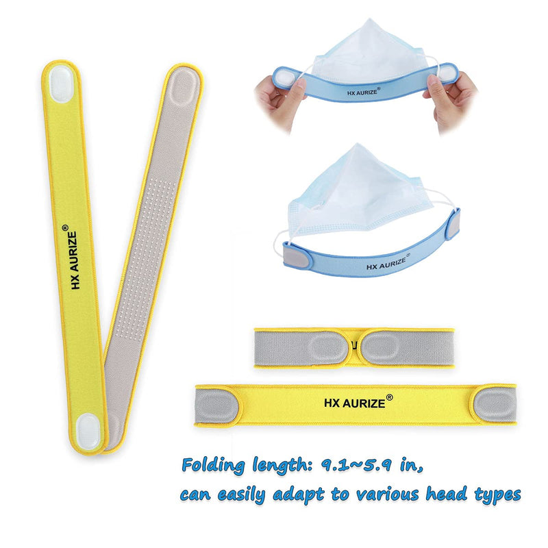HX AURIZE Mask Strap Comfortable and Adjustable Mask Extender (Multicolor 3 Pcs) Multicolor 3 Pcs - BeesActive Australia
