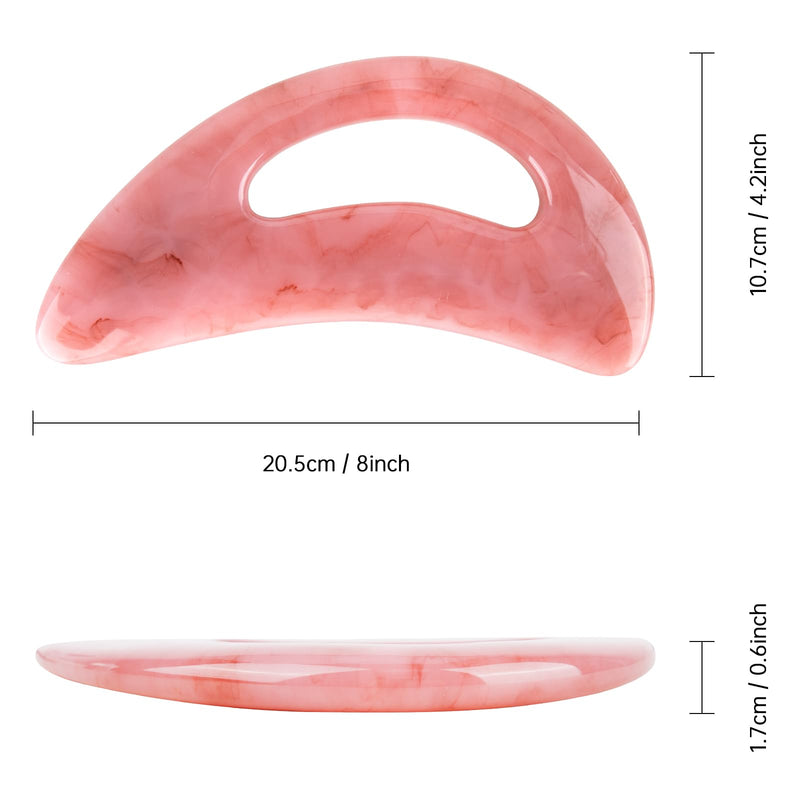 CTDMJ Gua Sha Massage Tool Gua Sha Tools Resin Large Lymphatic Drainage Massager Guasha Scraping Tool Anti Cellulite Tools Body gua sha Lymphatic Drainage Massage for Legs, Back, Face, Neck, Muscle - BeesActive Australia