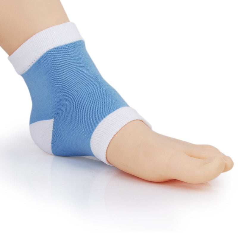 Footfull Gel Heel Moisturising Socks/Protectors for Dry Cracked Skin/Foot Pain Relief - BeesActive Australia