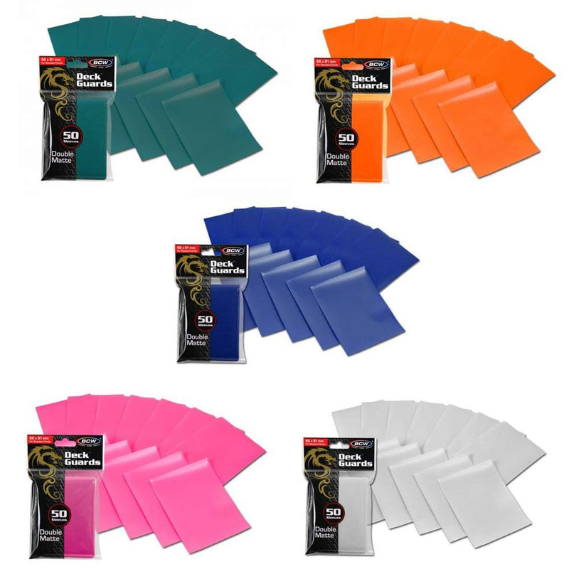 BCW 500 Double Matte Deck Guard Sleeves for Collectable Gaming Cards - BeesActive Australia