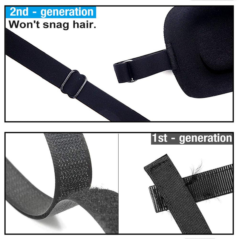 FCAROLYN 3D Eye Patch - 2nd Generation (Right Eye/ Black) Right Eye - BeesActive Australia