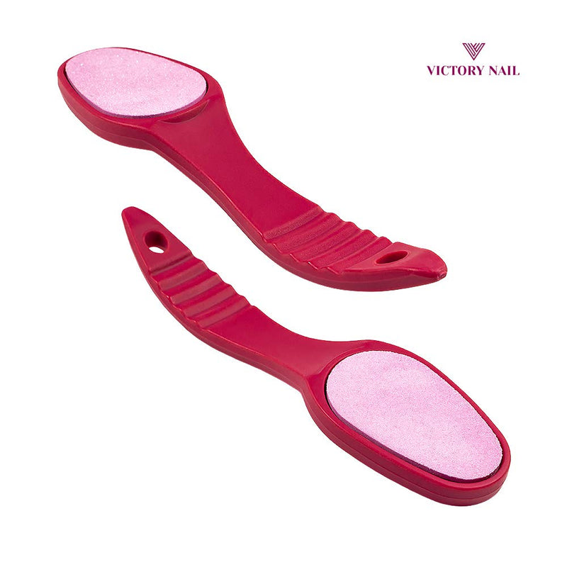 VICTORY NAIL 1PCS Medium and rough Grit ceramic pink foot File Double-sided callus removal - BeesActive Australia