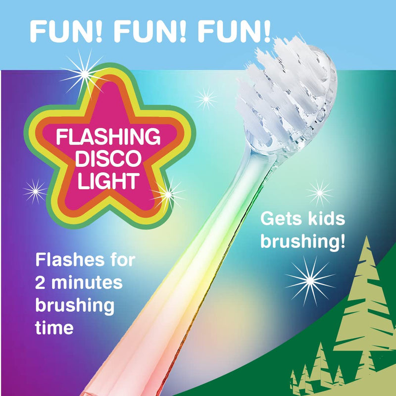 Brush-Baby WildOnes Kids Electric Rechargeable Toothbrush Bear, 1 Handle, 3 Brush Head, USB Charging Cable, for Ages 0-10 (Bear) - BeesActive Australia