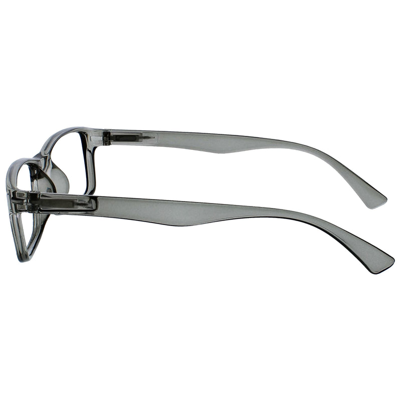 The Reading Glasses Company Grey Readers Designer Style Mens Womens R92-7, Optical Power +1.00 - BeesActive Australia