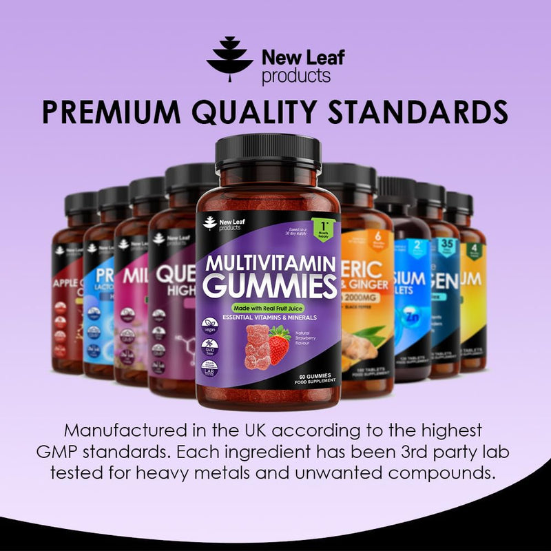 Multivitamin Gummies High Strength for Men Women - Vegetarian +14 Essential Vitamins & Minerals - Gluten Free, Non-GMO Multi Vitamins Chewable Adults Vitamin C A D E B12 B6 & Biotin, Zinc & Iodine Adults Coated Gummies - BeesActive Australia