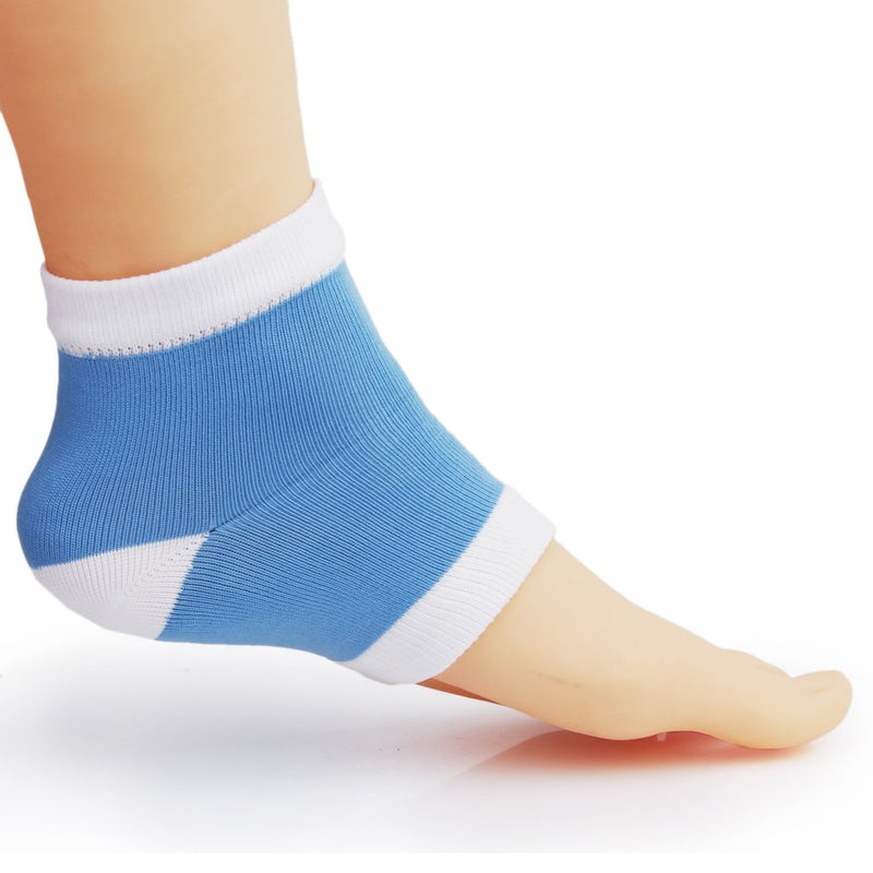 Footfull Gel Heel Moisturising Socks/Protectors for Dry Cracked Skin/Foot Pain Relief - BeesActive Australia