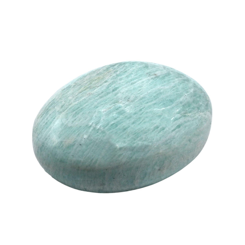Amazonite Crystal Palm Stone Natural Healing Stone for Chakra Balancing Spritual Good Luck Amazonite - BeesActive Australia
