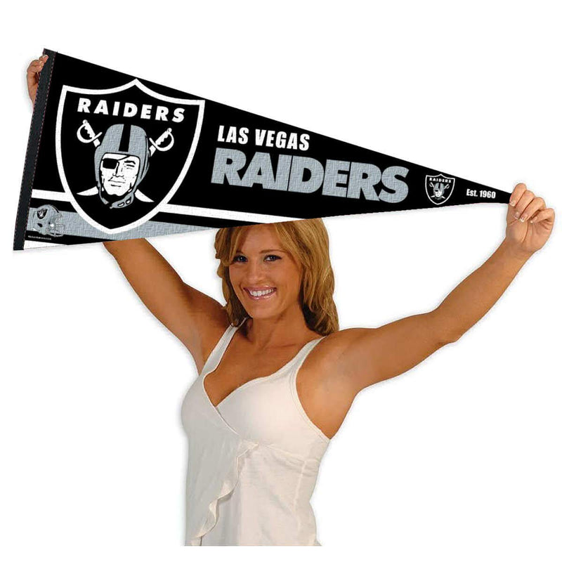 WinCraft Las Vegas Raiders Pennant Banner Flag - BeesActive Australia