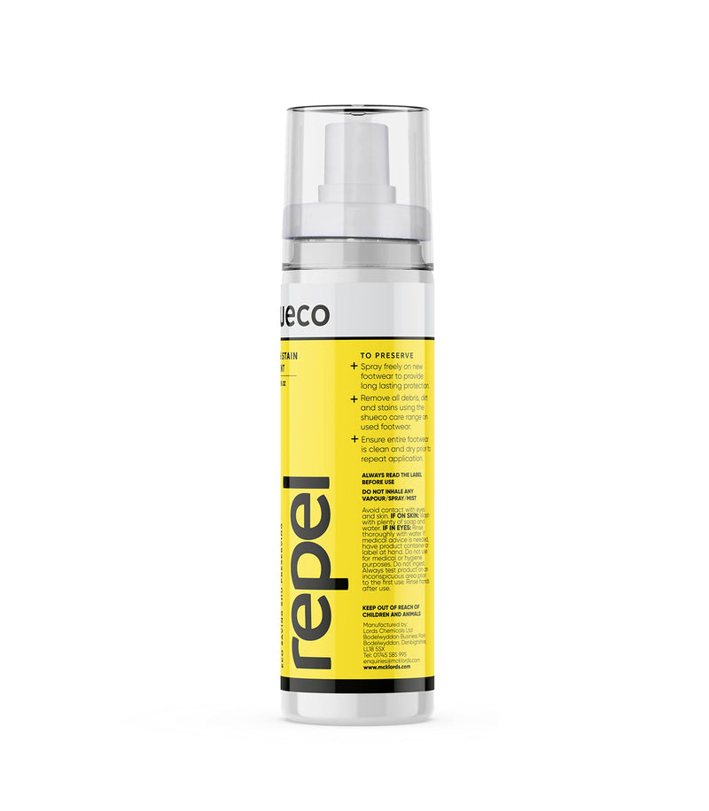 shueco Shoe Protector Waterproofing Spray | Liquid and Stain Repellent, 100ml Repel - BeesActive Australia