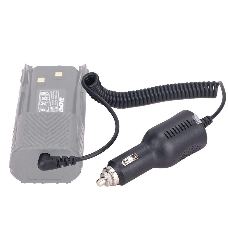 BAOFENG & ABBREE 12-24V Car Charge Cable Line for BaoFeng UV-5R,UV-82, BF-F8HP, UV-82HP, UV-S9/9S Plus,UV-5X3,etc Two Way Radio (Compatible with Battery) Compatible With Battery - BeesActive Australia