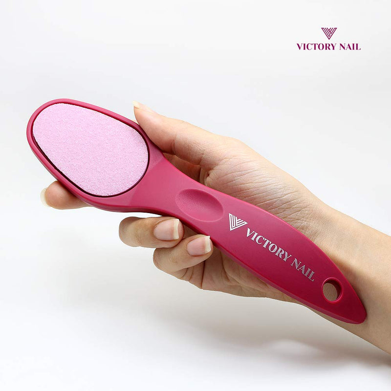 VICTORY NAIL 1PCS Medium and rough Grit ceramic pink foot File Double-sided callus removal - BeesActive Australia