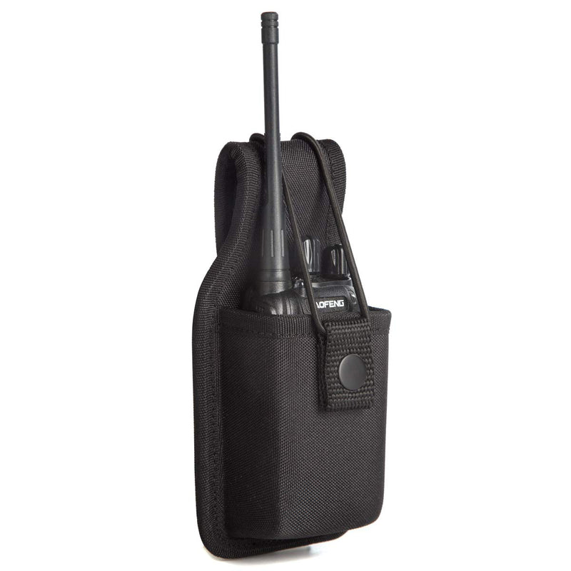 [AUSTRALIA] - Universal Radio Case Two Way Radio Holder Universal Pouch for Walkie Talkies Nylon Holster for Motorola Kenwood Icom HYT Arcshell baofeng UV5R UV82 888S F8HP Retevis H777 (1 Pack) 1 pack 