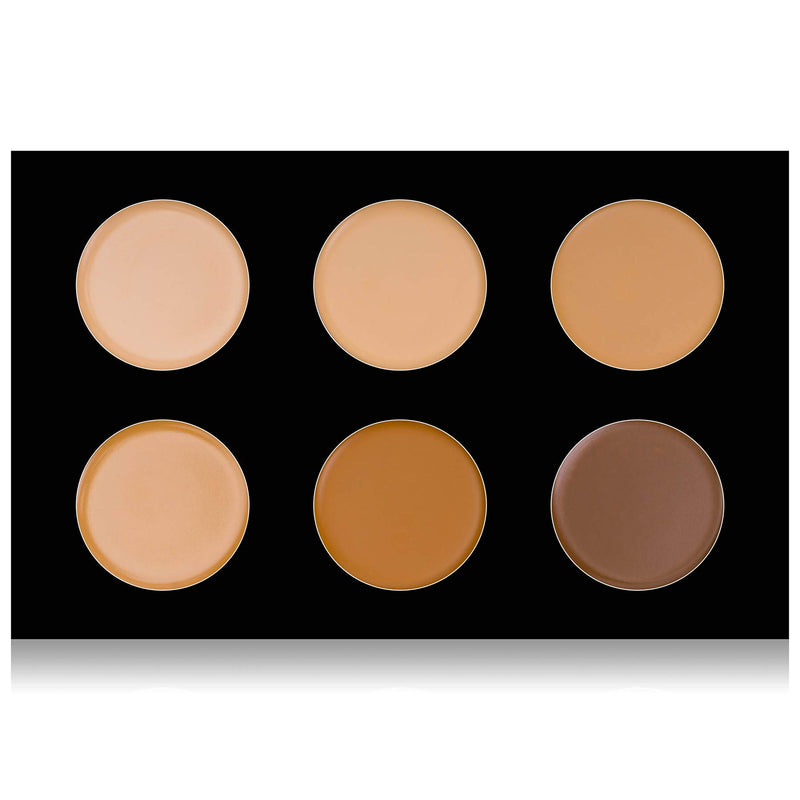 SHANY Foundation/Cream Contour & Highlighting Palette - Layer 1 - Refill for the 6 Layer Mini Masterpiece Collection Makeup Set - BeesActive Australia