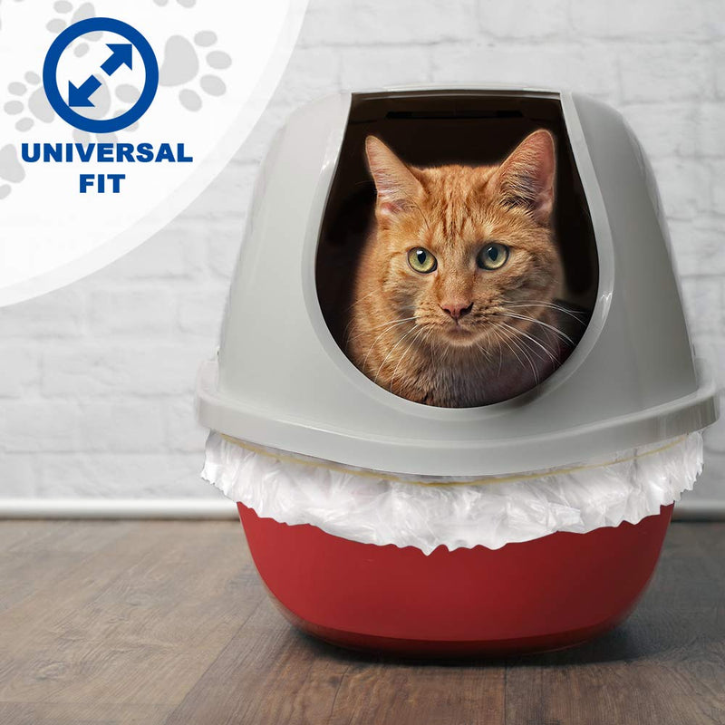 Alfapet Kitty Cat Pan Disposable, Sifting Liners- 20 Count + 1 Transfer Liner-for Large, X-Large, Giant, Extra-Giant Size Litter Boxes-Included Rubber Band for Firm, Easy Fit - Pack of 2 Original version - BeesActive Australia
