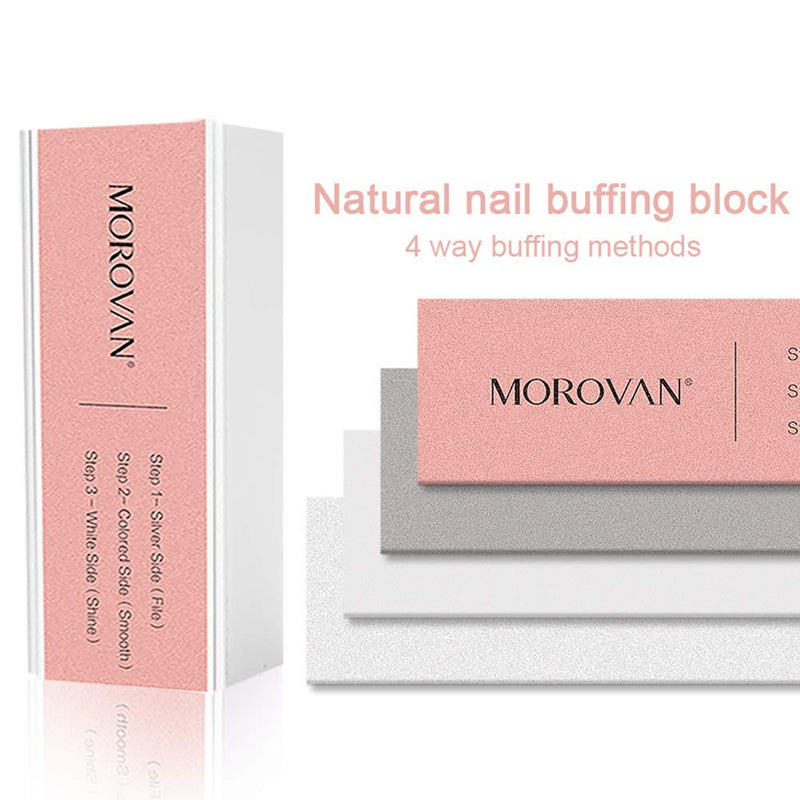 Morovan Nail Buffer and Shine Kit, Nail Care Kit-30ml Cuticle Oil Cream in Deep Action(Sooth,Repair and Strengthen Cuticles and Nails) - BeesActive Australia