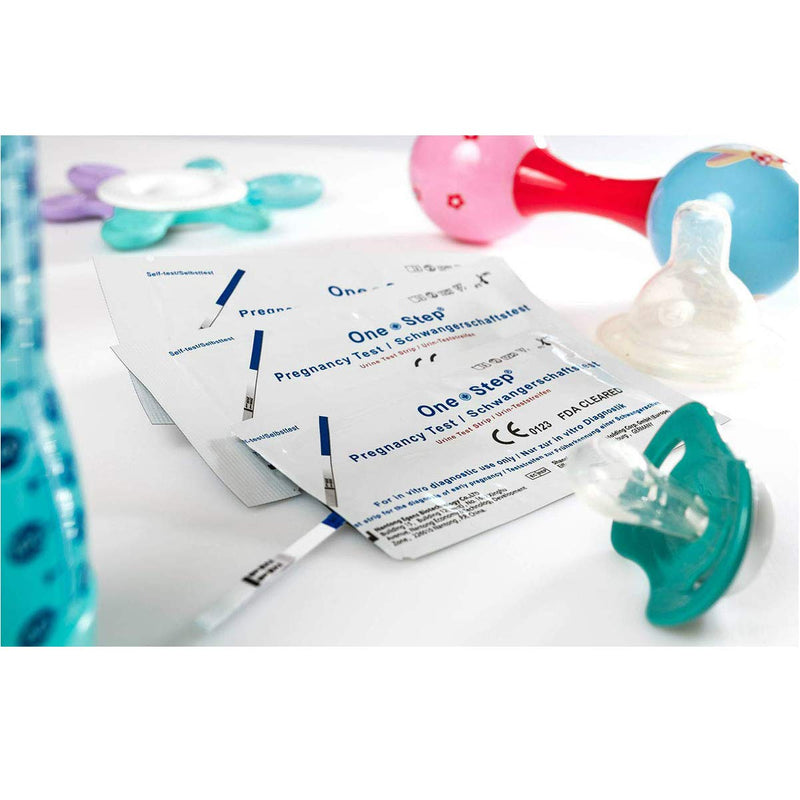 One Step: 10 x Ultra Early - 10mIU Wide Width Pregnancy Test Strips (Tests up to 6 Days Earlier) - BeesActive Australia