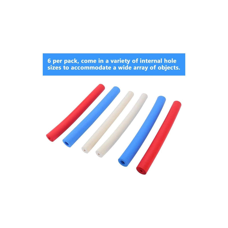 6Pcs Foam Handle Sleeve,Non-slip Foam Tubing,Utensils Razor Pen Foam Grip Tubing for Elderly or Disabled - BeesActive Australia