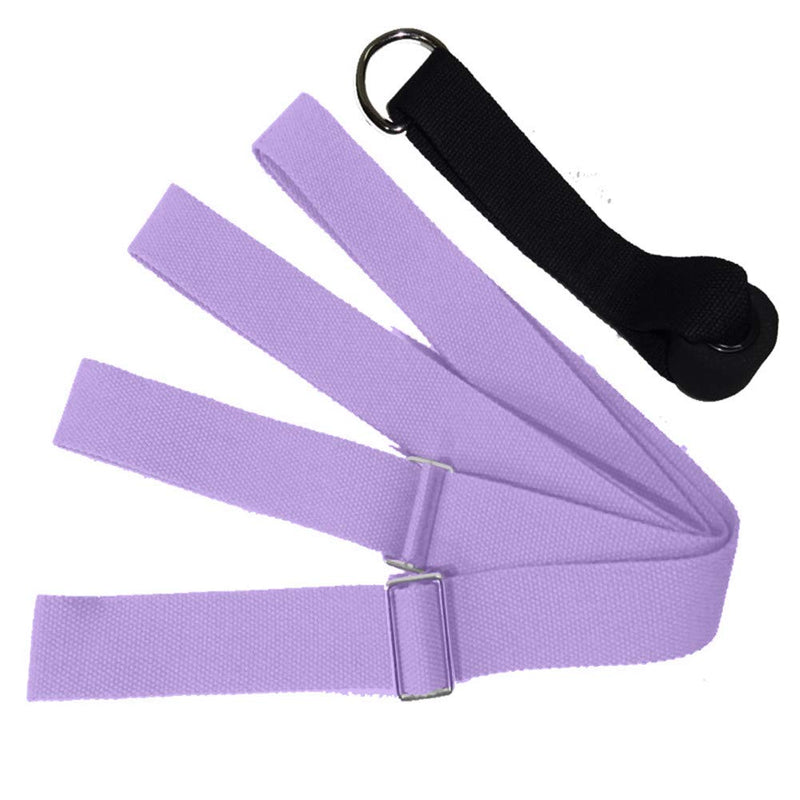 [AUSTRALIA] - Leg Stretch Band - to Improve Leg Stretching - Easy Install on Door - Perfect Home Equipment for Ballet, Dance and Gymnastic Exercise Flexibility Stretching Strap Foot Stretcher Bands light purple 