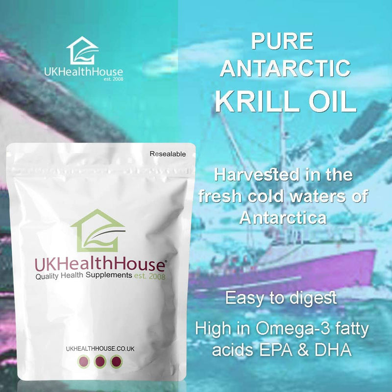 Superba Pure Red Krill Oil Capsules 500mg x 30 - Extra High Strength - Omega 3 Soft Gel Easy Swallow - Sustainably Eco Harvested from Antarctic Krill - BeesActive Australia