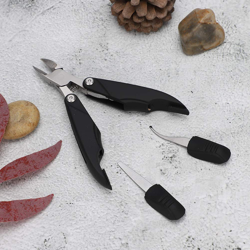 【𝐂𝐡𝐫𝐢𝐬𝐭𝐦𝐚𝐬 𝐆𝐢𝐟𝐭】 Nail Cutter, Feel Comfortable Nail Trimmer Clipper, Convenient And Durable High Hardness Salon Shop for Home(black) black - BeesActive Australia