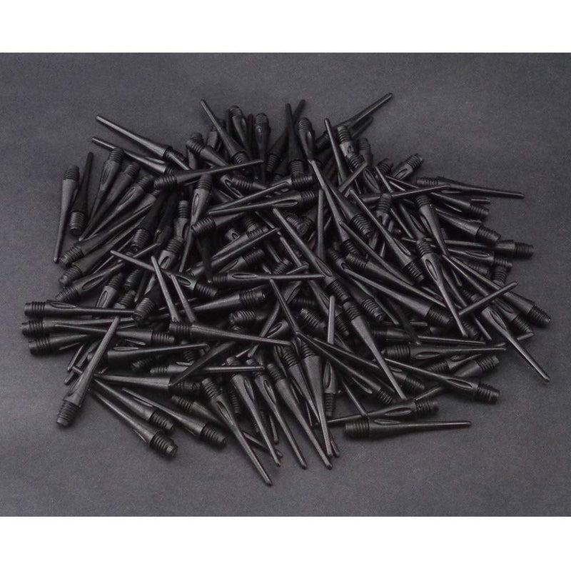 Wolftop 2BA Thread Soft Tip Dart Points 150/300 Pack - Plastic Dart Tips Replacement Dart Accessories Set - Black 150 Pack - BeesActive Australia