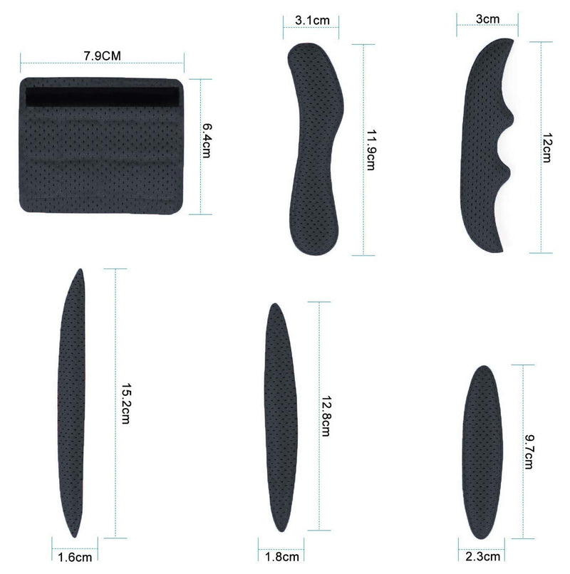 HEROPIE Helmet Padding Kit, Bicycle Replacement Universal Foam Pads Set for Bike Motorcycle Cycling Helmet 27 PCS - Black - BeesActive Australia