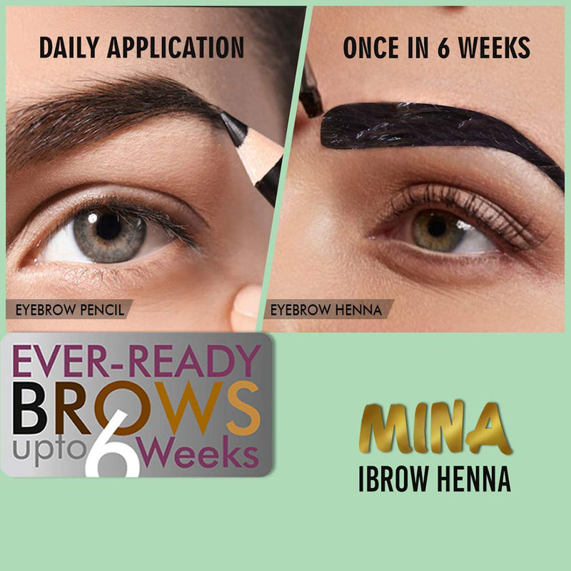 MINA ibrow Henna Blonde tint with Brow Oil - BeesActive Australia