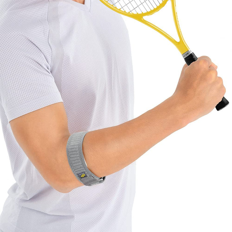 BRACOO EP40 Tennis Elbow Support Strap, Adjustable Brace with EVA Pad – Precise Clasp for Tennis/Golfer’s Elbow - BeesActive Australia