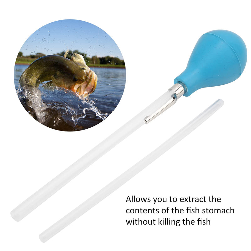 VGEBY 8.1inch Fly Fishing Stomach Pump Hatchway Tool for Outdoor Fishing Sports Accessories Blue - BeesActive Australia