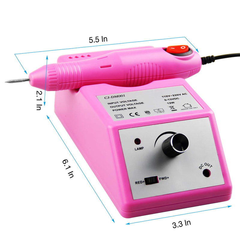 Electric Nail Drill for Acrylic Nails,Electric Nail File Kit,Acrylic File for Exfoliating, Grinding, Polishing, Nail Removing,Women Home and Salon Use - BeesActive Australia