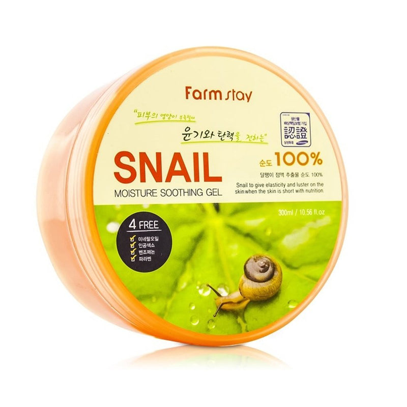 Farmstay 10.14-ounce Moisture Soothing Gel Snail - BeesActive Australia