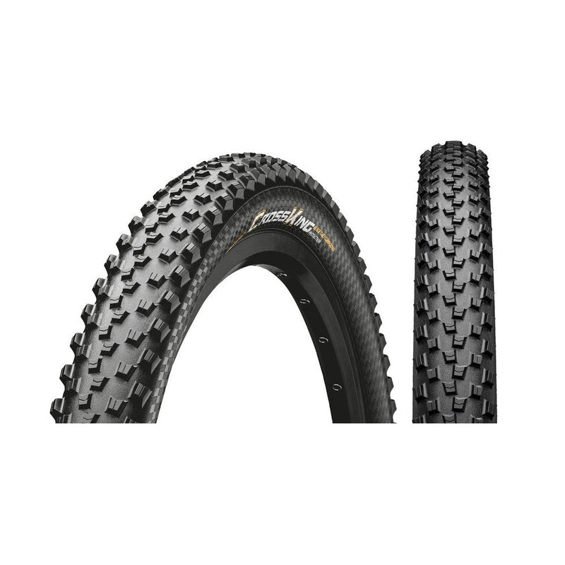 Continental Mountain Bike ProTection Tire - Black Chili, Tubeless, Folding Handmade MTB Performance Tire (26", 27.5", 29") 26 x 2.2 Cross King - BeesActive Australia