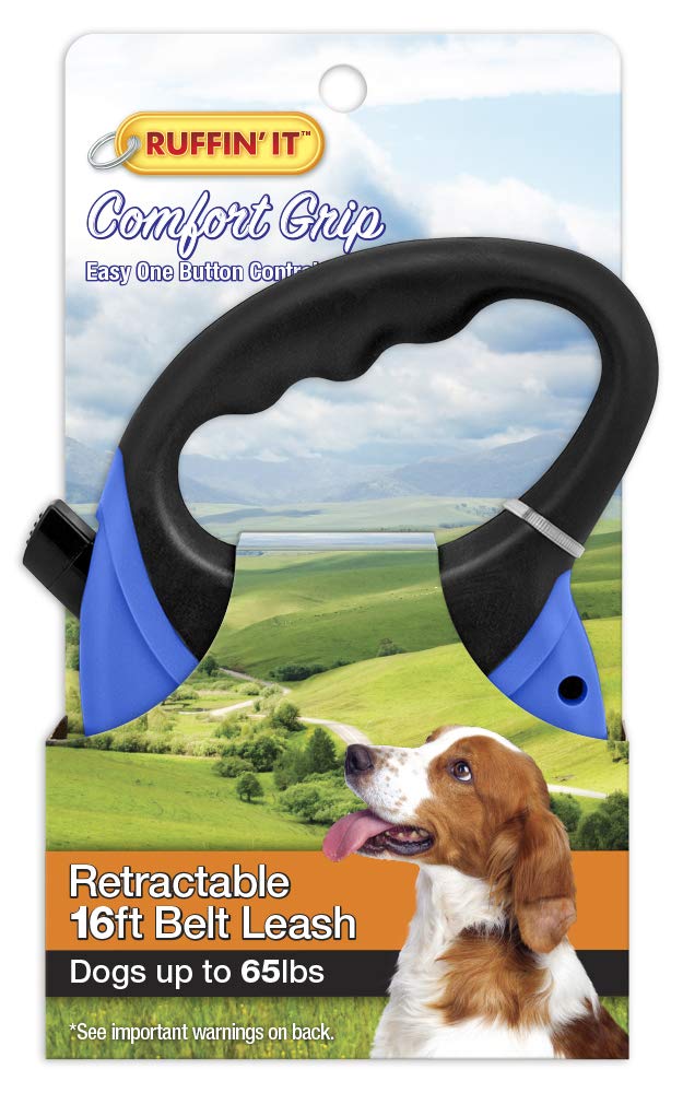 RUFFIN' IT Comfort Grip Palm Retractable Leash 16ft/65lbs - BeesActive Australia