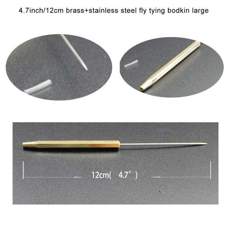 [AUSTRALIA] - Greatfishing 4pc The Most Useful Fly Tying Tools Combo Kit Gift Stainless Steel Fly Tying Whip Finisher Knot, Fly Tying Bodkin Large, Fly Tying Bobbin Thread Holder, Disc Bobbin Threader M 