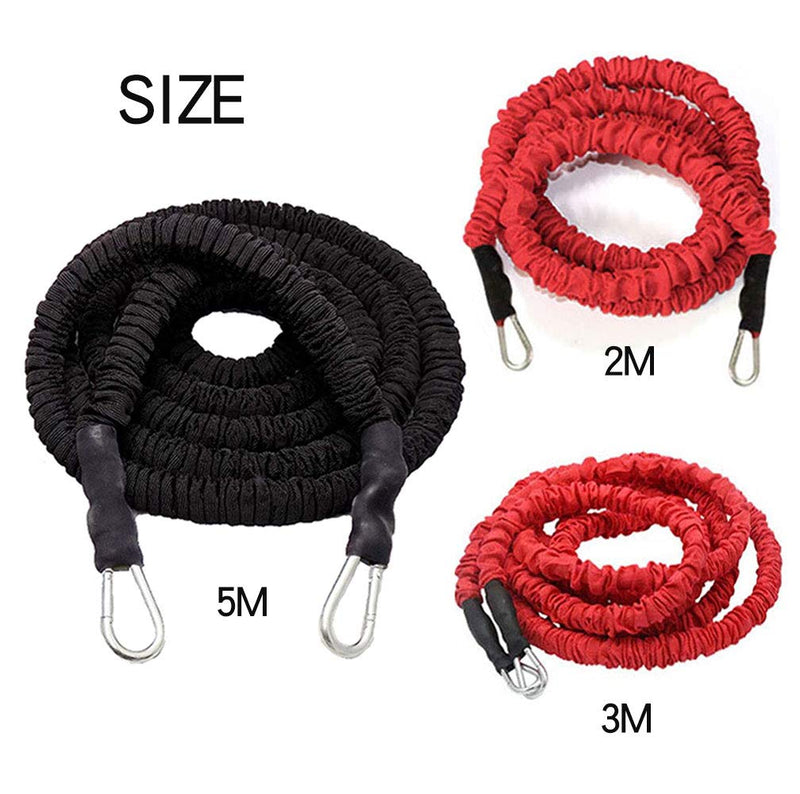 YNXing Resistance Training Rope Explosive Force Bounce Physical Training Resistance Rope Improving Speed, Stamina and Strength 9.8ft Elastic rope - BeesActive Australia