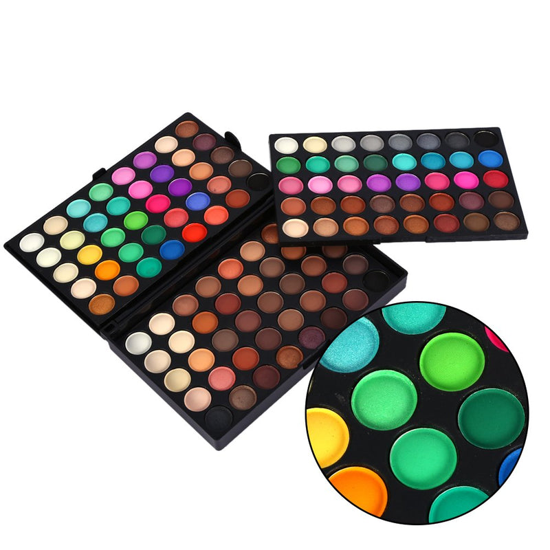 Eye Shadow Combination, Professional 120 Twinkle Matte Neon Colors Women Cosmetics Set Eyeshadow Makeup - BeesActive Australia