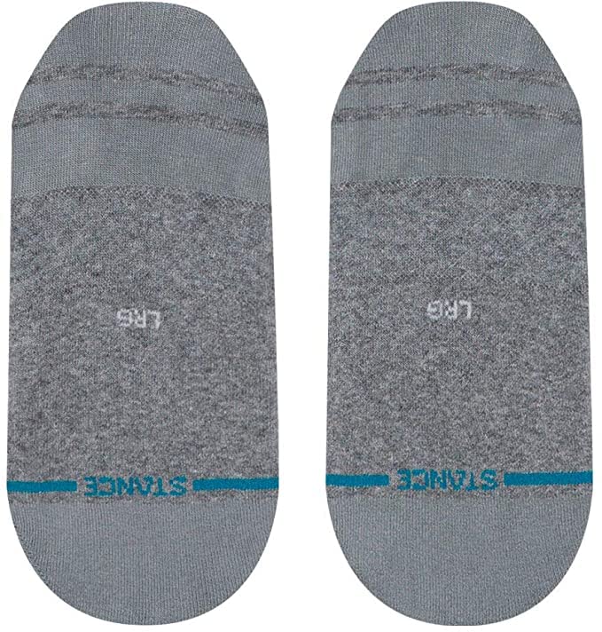 Stance mens Gamut 2 No Show Large Gray - BeesActive Australia