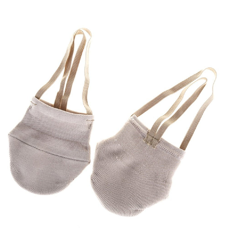 AllPlay Half Toe Shoe Sole Sock Made of Knitted Cotton for Ballet Dancers and Rhythmic Gymnastic Competition X-Small - BeesActive Australia