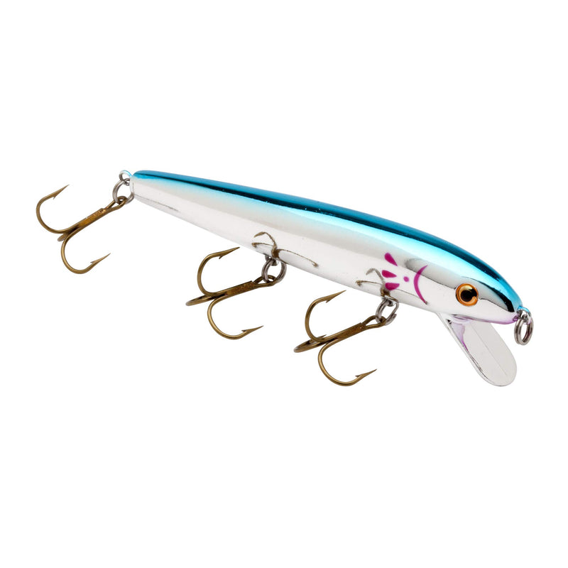 [AUSTRALIA] - Cotton Cordell Red-Fin Crankbait Bass Fishing Lure 5/8 oz (Jointed) Chrome Blue Back 