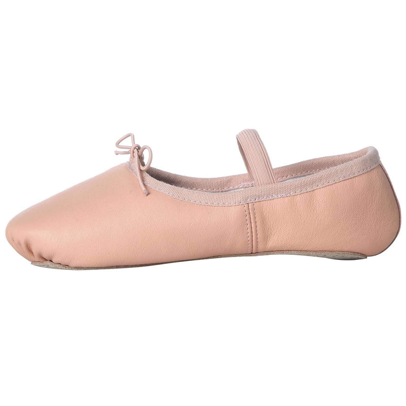 [AUSTRALIA] - Linodes Leather Ballet Shoes/Ballet Slippers/Dance Shoes (Toddler/Little/Big Kid/Women) 12 Little Kid Nude (Ballet Pink) 