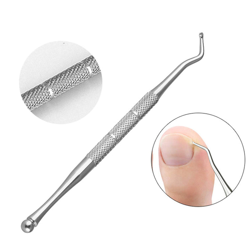 Dr.Pedi Ingrown Toenail Tool Set with Nail Nippers Lifter Corrector Portable Box Pedicure Treatment Kit for Thick Fingernails Toenails, Podiatrist Toenail Tool -Stainless Steel - BeesActive Australia