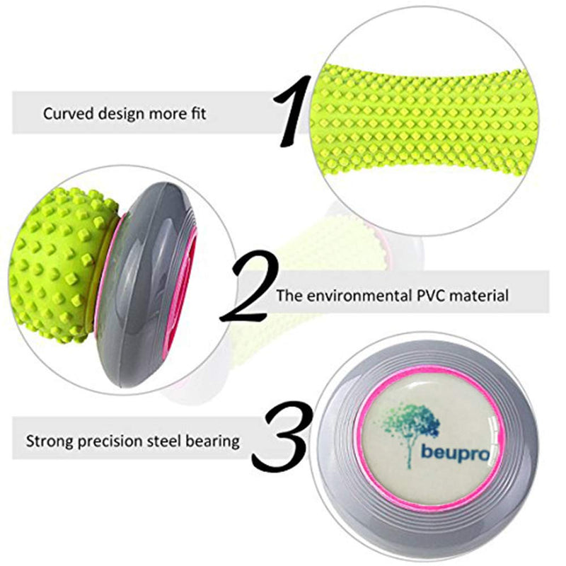 Beupro Foot Massage Roller, Muscle Roller Stick for Plantar Fasciitis Recovery and Tight Muscles Relax - BeesActive Australia