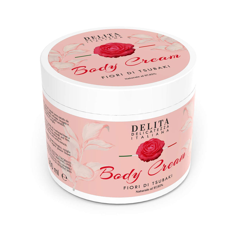 Luxury Body Cream Dulàc Delita | 16.91 Fl. Ounce | Skin moisturizer and Natural Firming cream for body care | Tsubaki oil, Passiflora organic extract and Vanilla extract - BeesActive Australia