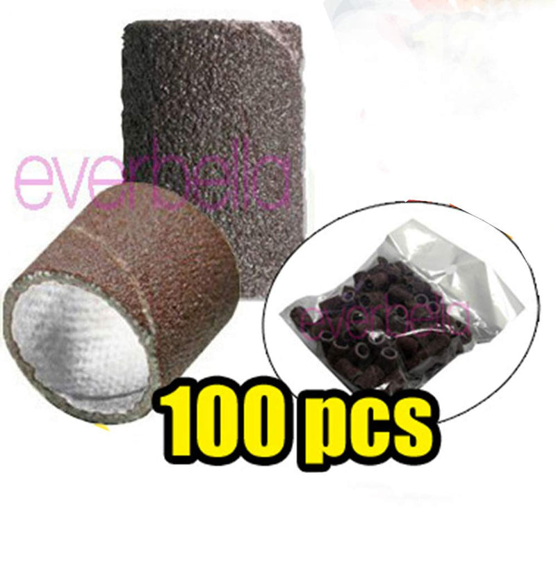 100 PCS Sanding Bands for Manicure Nail Drill Bit 120 grit (120 Grit) - BeesActive Australia