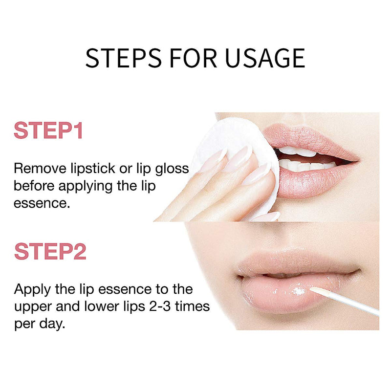 DAGEDA Lip Plumper, Natural Lip Plumper Enhancer and Lip Care Serum for Softer, Smoother, Plumper-looking Lips, Hydrating and Reduce Fine Lines Milky White - BeesActive Australia