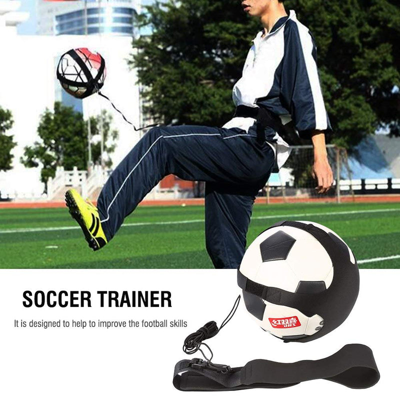 VGEBY Soccer Kick Trainer, Hands Free Solo Soccer Practice Training Tool with Adjustable Elastic Waist Belt Ball Sports Goods - BeesActive Australia