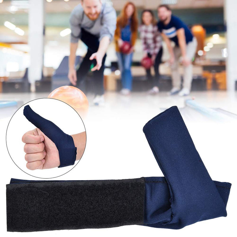 Ruiqas Bowling Thumb Saver Protector Glove, Thumb Stabilizer Save for Bowling Ball Right or Left Hand Compact and Lightweight gem blue - BeesActive Australia