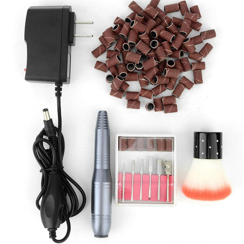 Electric Nail Drill Machine,15000RPM Professional Nail File Drill Set Kit Nail Drill Grinder for Acrylic Nail Drills Nail Art Manicure Grinder Machine Gel Nails Polisher Nail File(US Plug) US Plug - BeesActive Australia