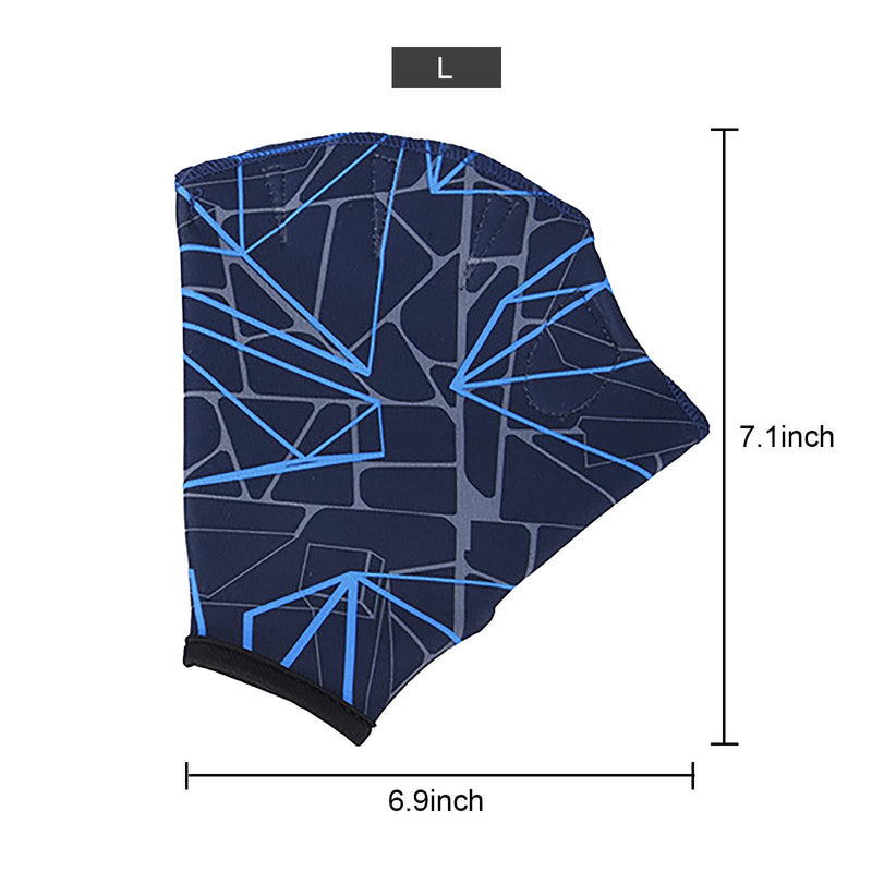 Aquatic Glove Open Finger Webbed Swimming Glove Elastic Nylon Water Training Paddle Adjustable Diving Hand Swim Gear Glove for Men Women Fitness Surfing Sport Hand Fin Diving Hand Web Equipment - BeesActive Australia