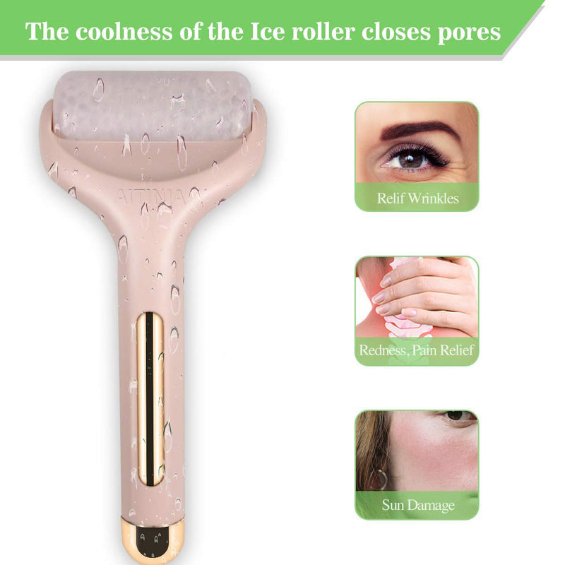 AITINIA Ice Roller. Face Roller Massager for Puffiness Relief Pain and Minor Injury. Beauty Products to Tighten Pores Whiten Skin. (Pink) - BeesActive Australia